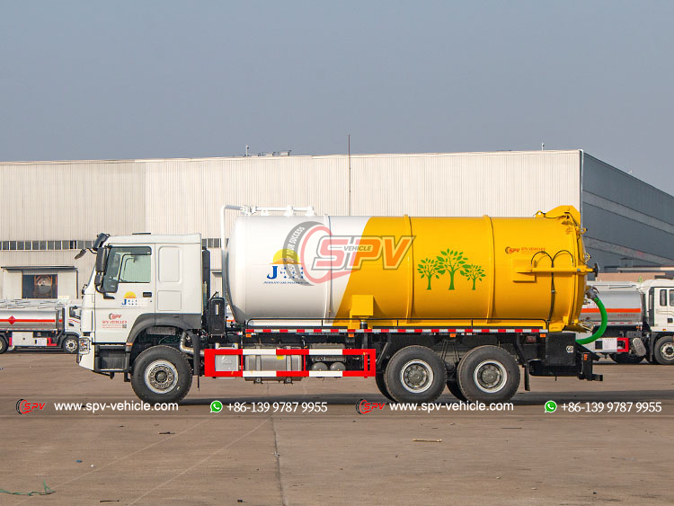 20,000 Litres  Sewage Collection Vehicle - Left Side